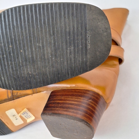 Vintage Ankle Booties Made in Italy sz 9 - Picture 10 of 13